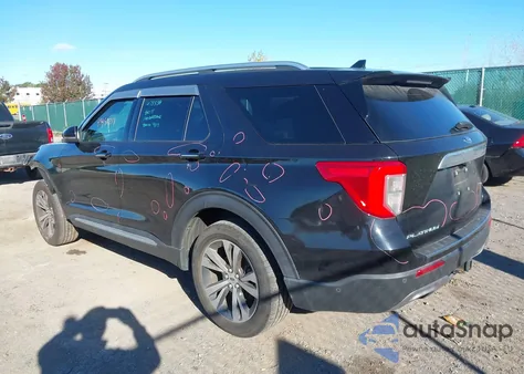 2020 Ford Explorer Platinum из США, поврежденный, VIN 1FM5K8HC9LGA36290